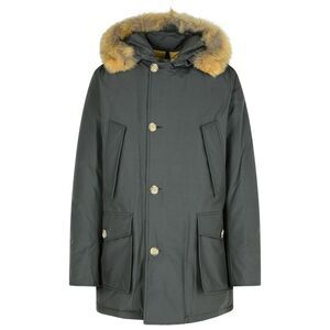 Woolrich John Rich & Bros 'Artic' Grey Cotton Blend Parka Men